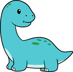 Adorable dino vector
