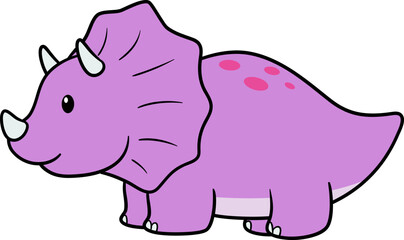 Adorable dino vector