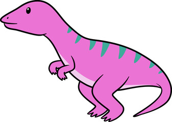 Adorable dino vector