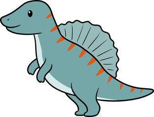 Adorable dino vector