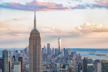 Fototapeta premium The skyline of New York City, United States