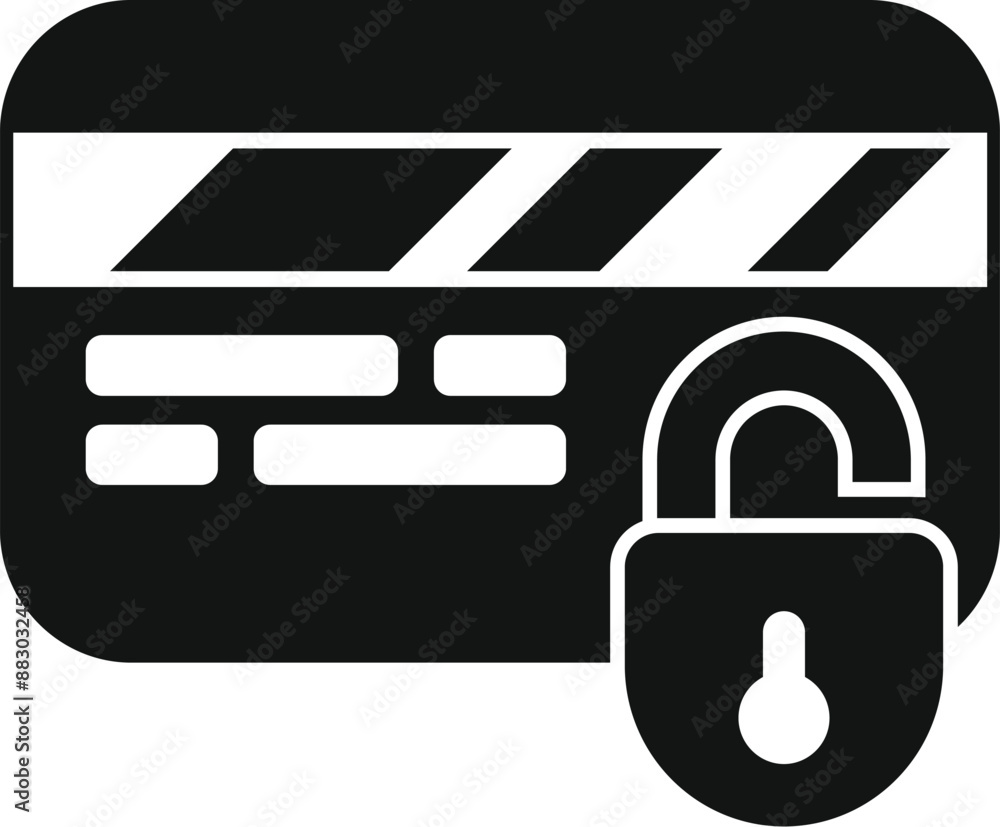 Poster secure online payments and transactions with credit card encryption and protection