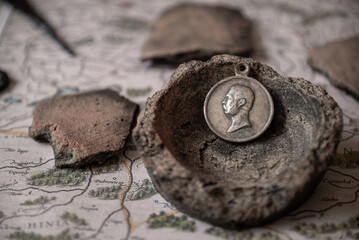 Silver Medal of 1864 of the Russian Empire: "For the conquest of the Western Caucasus 1859-1864".	
