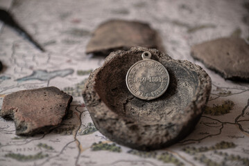 Silver Medal of 1864 of the Russian Empire: "For the conquest of the Western Caucasus 1859-1864".	
