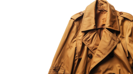 Women's coat on a transparent background