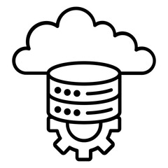 cloud data icon