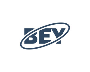 BEY logo design vector template. BEY letter logo design.