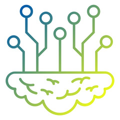 brain ai icon