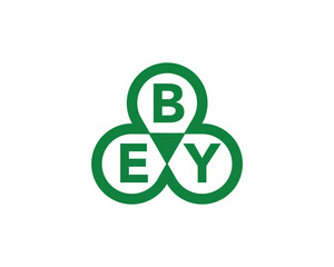 BEY logo design vector template. BEY letter logo design.