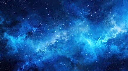 Naklejka premium blue background with stars