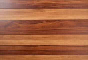 Fototapeta premium Polished dark solid Mahogany wood tiles texture, upper light, horizontal pattern, knotted, polished