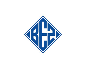 BEZ logo design vector template. BEZ letter logo design.