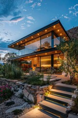Fototapeta premium What trends and innovations are shaping the design of homes to meet the needs and preferences of future generations