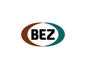 BEZ logo design vector template. BEZ letter logo design.