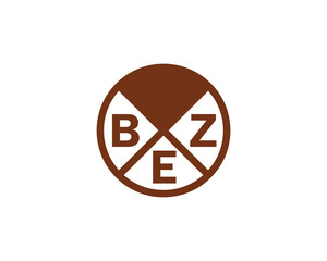 BEZ logo design vector template. BEZ letter logo design.