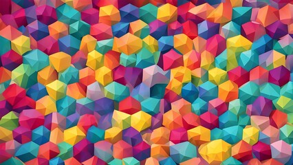 colorful polygon background