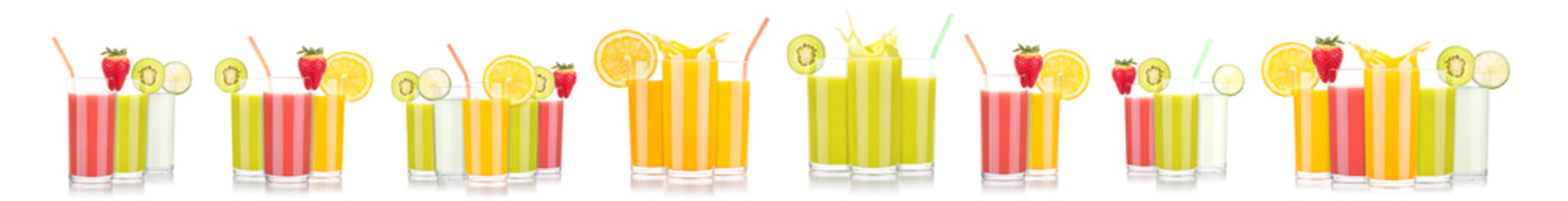 Colorful Summer Drinks with Fruits for a festive touch at your party or barbecue