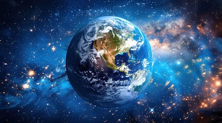 Obraz premium planet earth in space