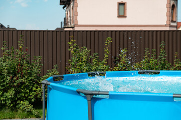 Active recreation, salvation from the heat, swimming pools at home.