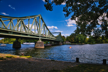 Glienicker Brücke - Potsdam - Germany - Glienicker Brücke - Brandenburg - Havel - Fachwerkbrücke...