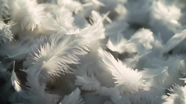 The soft touch of feathers brushing against your skin as the feather boa dances in the wind.
