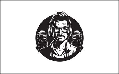  Podcast Icon designs unique and logo Mic Icon