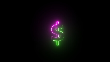 Finance business concept dollar symbol. Businessman holding dollar money icon in hand.
