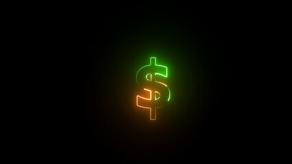 Finance business concept dollar symbol. Businessman holding dollar money icon in hand.
