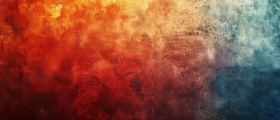 Obraz premium Abstract background with red, orange, and blue hues.