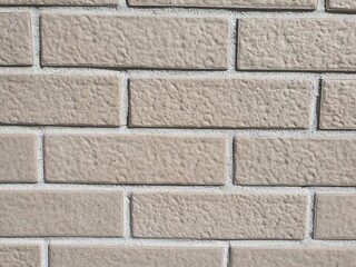 Light brown brick wall for background image