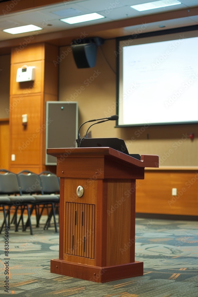 Aufkleber features like embedded screens and sound systems improve the delivery of presentations