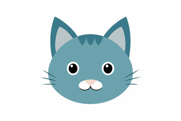 blue cat face