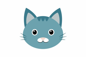 blue cat face
