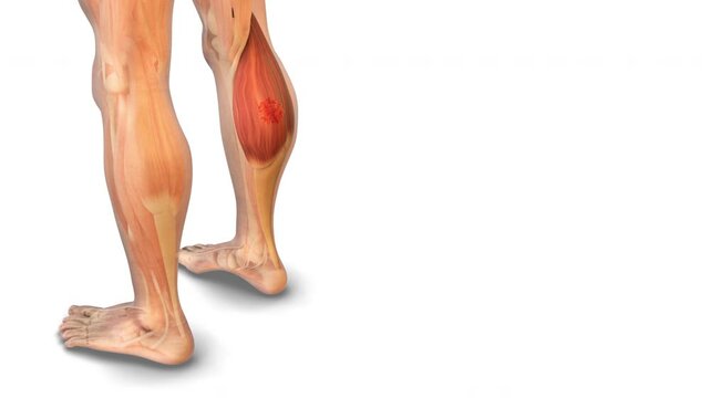 Medical animation of the fibrosarcoma tumor