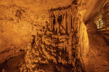 Interior Detail From Gilindire Cave (Aynaligol), Mersin, Turkey