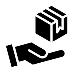 delivery icon. shipping glyph icon from shipping and logistics collection. Outline vector isolated on white background,. 64 px artboard, Editable shipping symbols can be used web and mobile