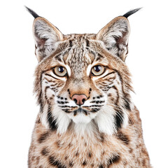 Obraz premium bobcat isolated on white background