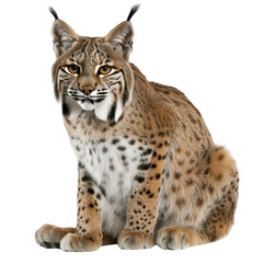 Obraz premium lynx isolated on white background