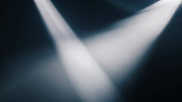 Abstract play of light and shadows in darkness