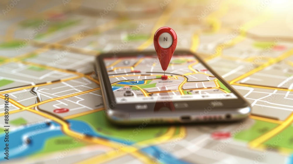 Poster find your way around with our gps navigation app. use your phone to locate your car and get directio