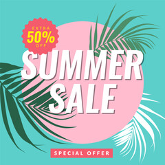 Summer sale banner