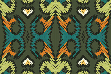 Ethnic Aztec fabric carpet mandala ornament native boho chevron textile. Geometric African American oriental traditional vector illustrations. Embroidery style.