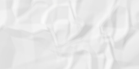 White crumpled cover old paper wrapping crinkled light cardboard overlay texture background. surface retro wrinkled empty sheet paper creased.	
