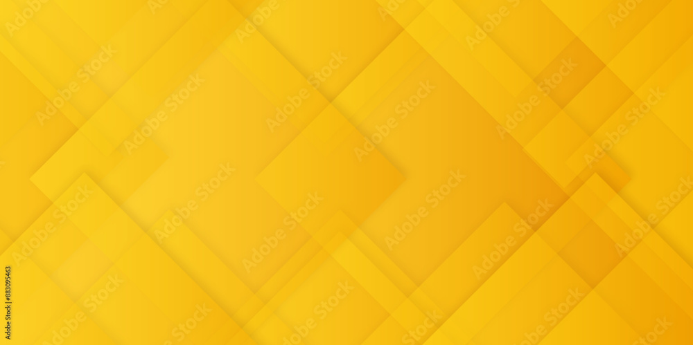 Poster Abstract modern orange color pattern geometric luxury gradient line background random square shape design. 3d shadow effects, modern design template background. layered geometric triangle shapes.	
