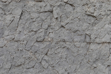 Texture of rocks worn by the sea.