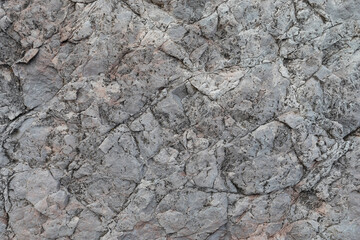 Texture of rocks worn by the sea.