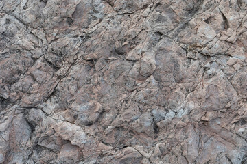 Texture of rocks worn by the sea.