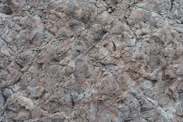 Texture of rocks worn by the sea.