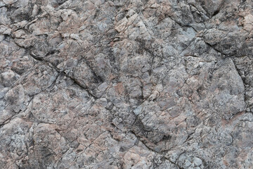 Texture of rocks worn by the sea.
