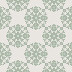 Damask pattern vector Perfect for bed sheets, carpets, and wallpapers, the seamless, vintage patterns add a touch of classic luxury to any fabric.